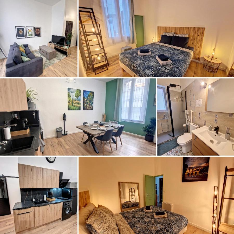 Nimes: Appartement L'Auguste Centre-Ville. Bagian luar foto